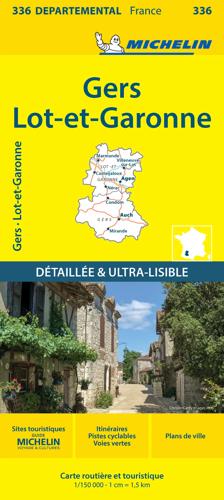 Wegenkaart Local 336 Gers Lot-et-Garonne