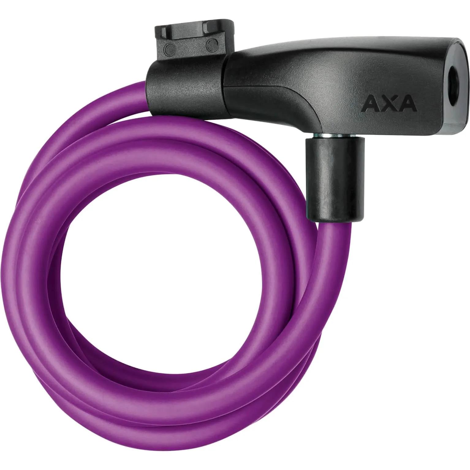 Axa  Kabelslot Resolute 120/8 Royal Purple  Paars main product image