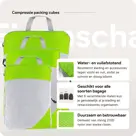 Compressie Packing Cubes – 6 stuks – Groen