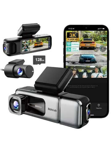 Botslab G980H Pro 3CH 4K Wifi GPS 128gb dashcam