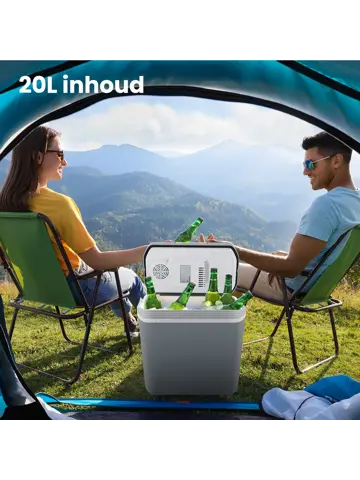 Koelbox Elektrisch 20L – Grijs
