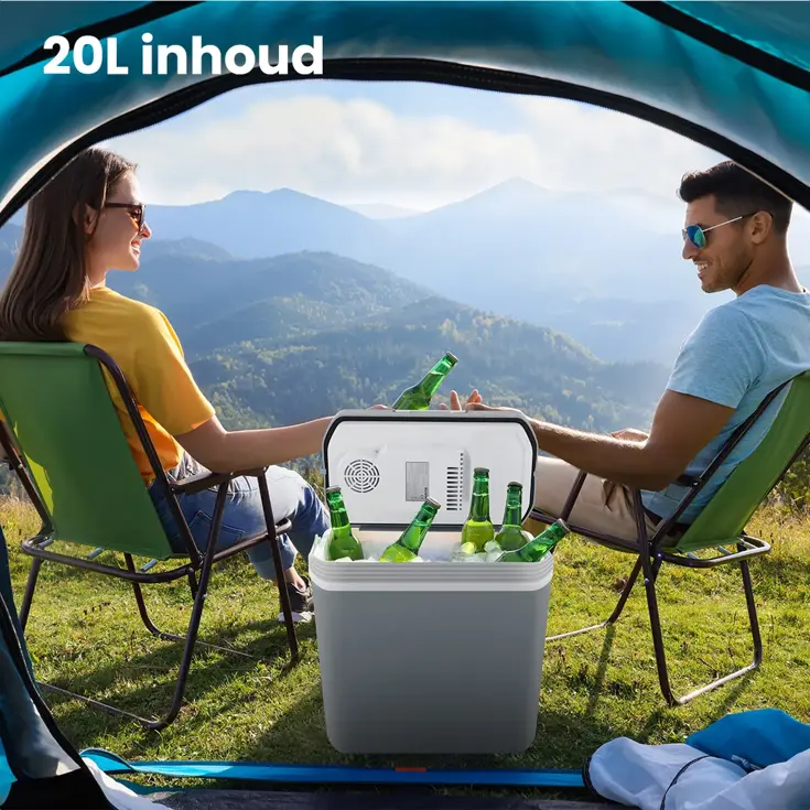 Koelbox Elektrisch 20L – Grijs