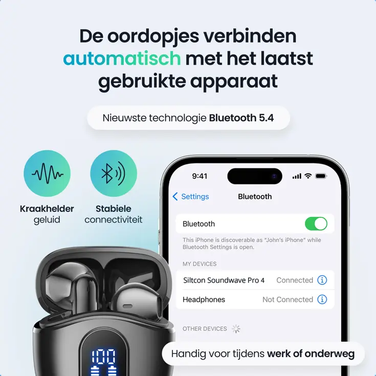 SoundWave Pro 4 - Oordopjes - ENC & BT 5.4