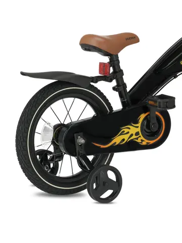 Turbo Kinderfiets 16 inch - 3 in 1 - Loopfiets