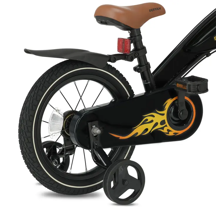 Turbo Kinderfiets 14 inch - 3 in 1 - Loopfiets