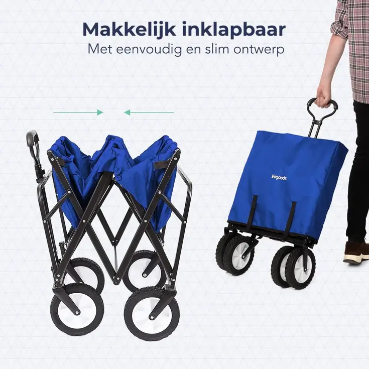 Bolderkar – 70KG – Blauw