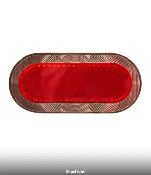 Spanninga achterlicht Elips Xb batterij 80mm