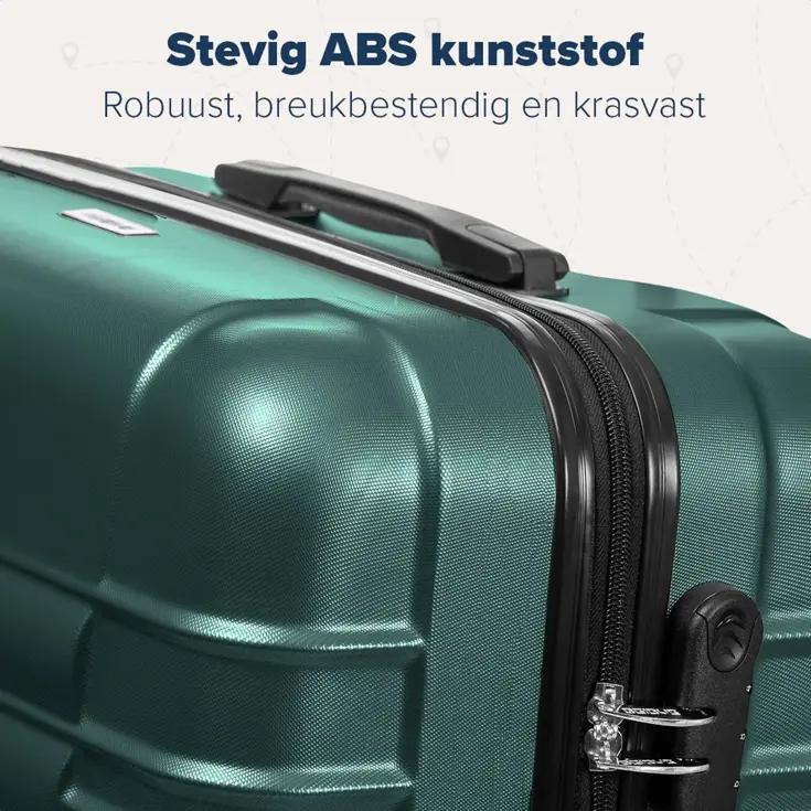 Handbagage Koffer – 38L – Donkergroen