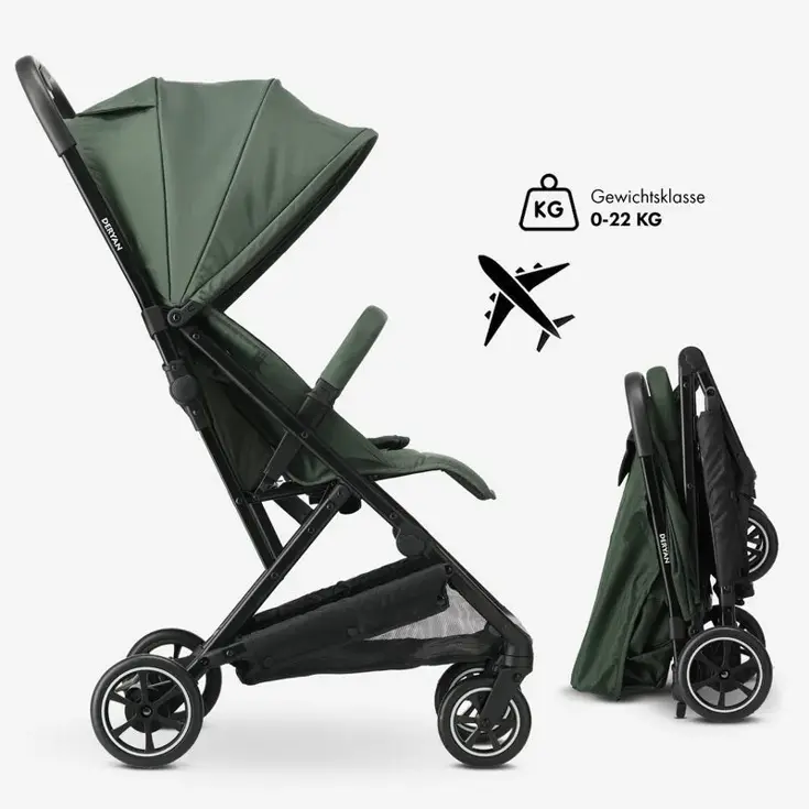Easy2 Luxe Inklapbare Lichtgewicht Buggy - SPF 50+