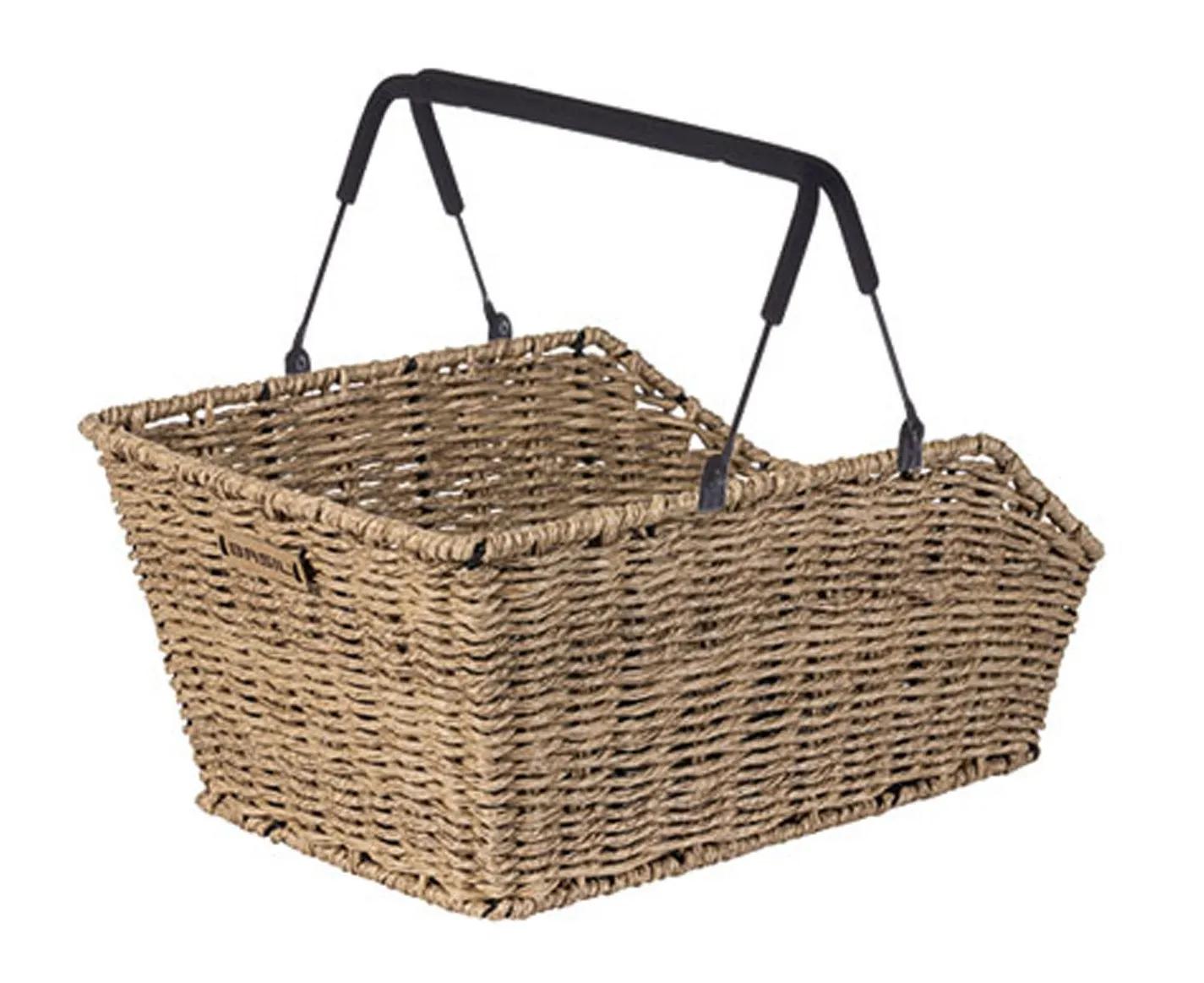 Basil  Fietsmand Cento Rattan Look Multi  Bruin main product image