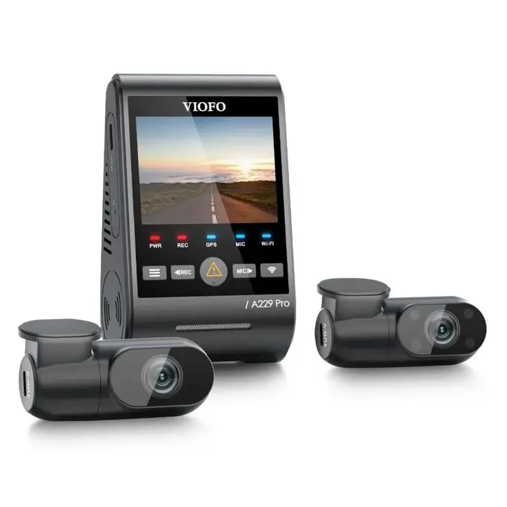 A229 Pro 3CH 4K Wifi GPS dashcam