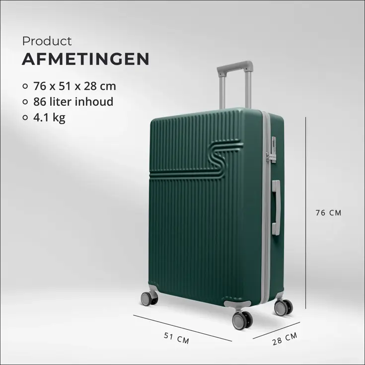 Grote Reiskoffer 76cm - 86L