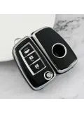 TPU Sleutelhoesje voor Nissan zwart B3B