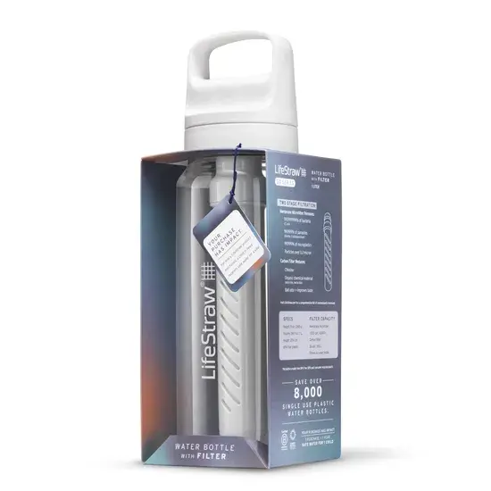 Lifestraw Go 2.0 - Waterfles 1L - Clear