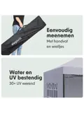 Partytent met Zijwanden – 3x3 m – Donkergrijs