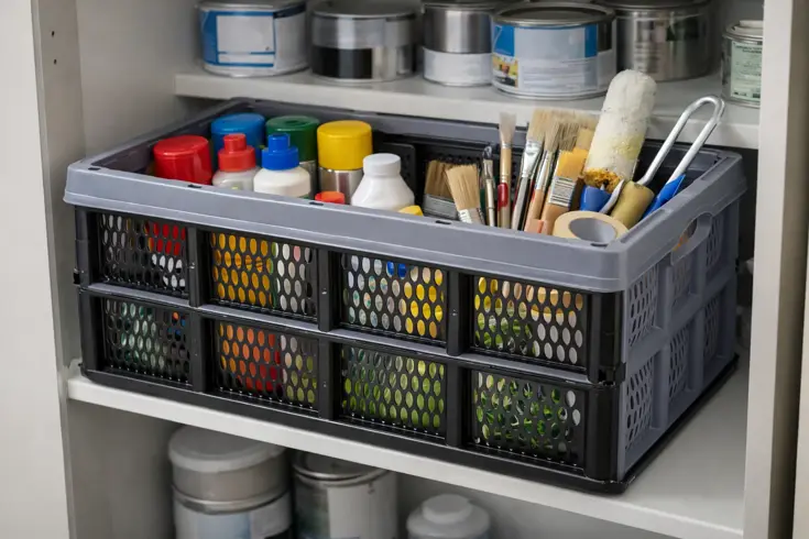 Vouwkrat 32L – Set van 2 Opvouwbare Opbergkratten