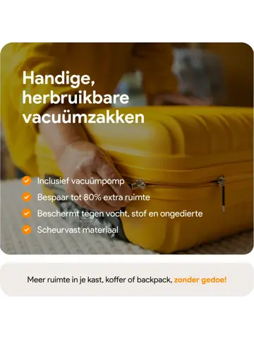 Vacuumzakken kleding & dekbedden – 14-delige set