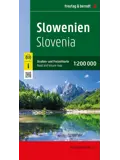 Wegenkaart Slovenië 1-zijdig 1:200.000