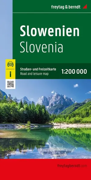 Wegenkaart Slovenië 1-zijdig 1:200.000