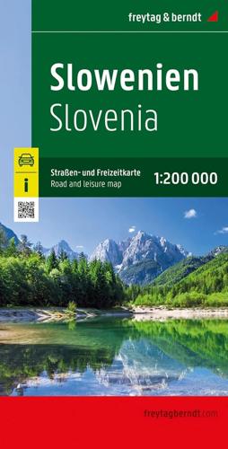 Wegenkaart Slovenië 1-zijdig 1:200.000