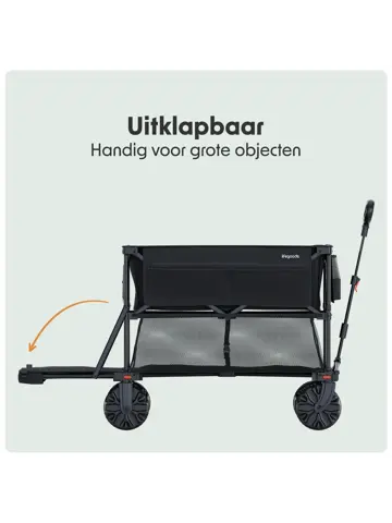 LifeGoods Dubbele Bolderkar – 200KG