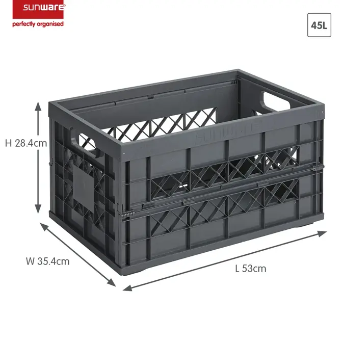 Square - Vouwkrat met koeltas - 45L