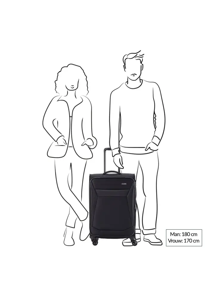 Chios 4 Wiel Trolley M  | 60 L