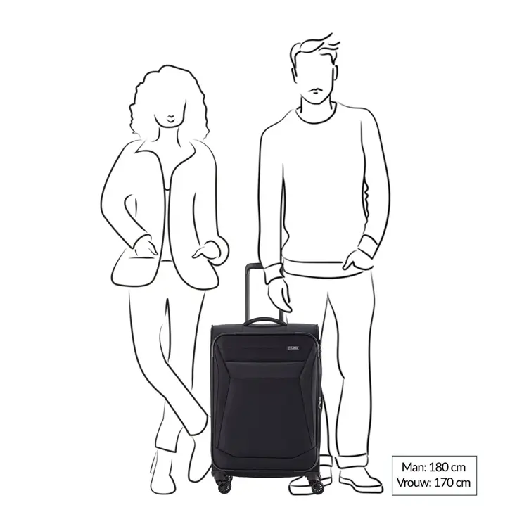 Chios 4 Wiel Trolley M  | 60 L