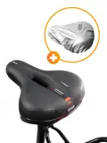Fietszadel met Waterdichte Zadelhoes