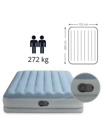 Luchtbed - Intex - 2P - 152x203 + Pomp