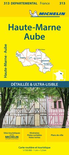 Wegenkaart Local 313 Aube - Haute-Marne