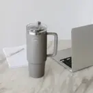 Thermosbeker AYA&IDA Thermocup with staw 885 ml