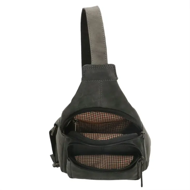 Idaho - Schoudertas / Slingbag - Leer