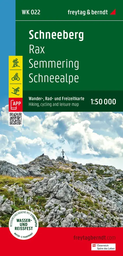 Wandelkaart WK022 Semmering - Rax