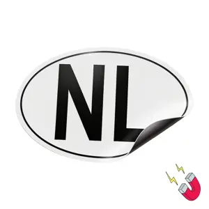 NL sticker  magneet landcode