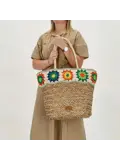 Natural Life- Strandtas - Rieten Mand