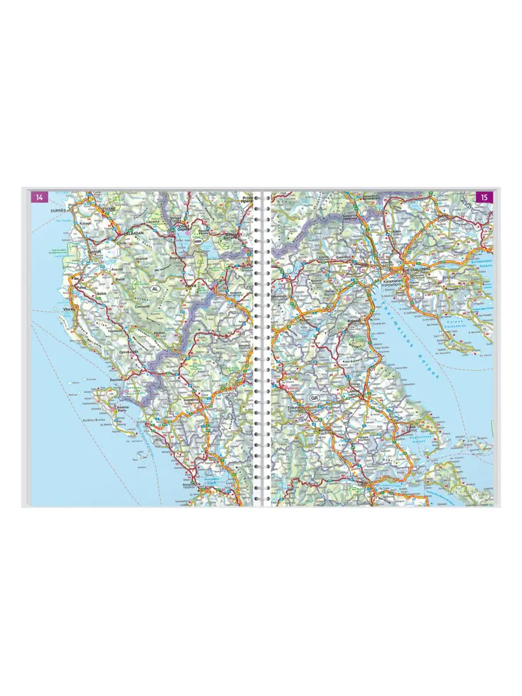 Wegenatlas West-Balkan