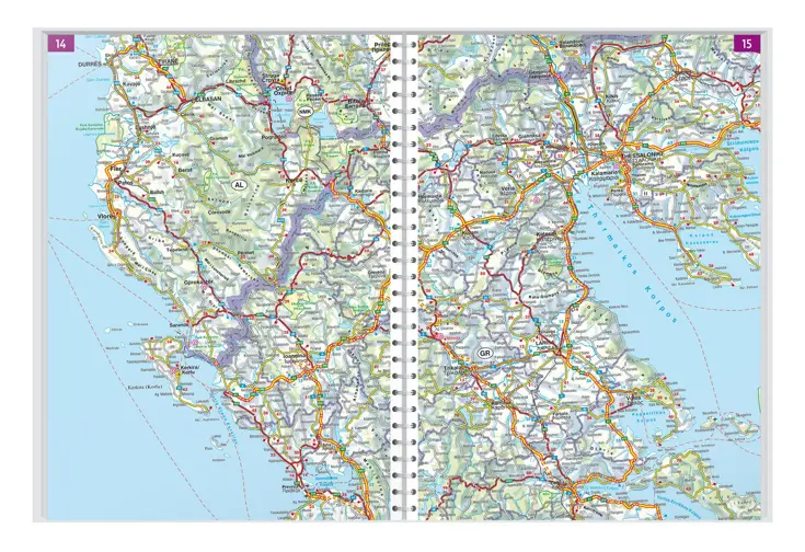 Wegenatlas West-Balkan