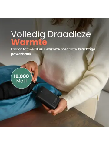 Qnuss Warmtekussen Fluweel 45x45