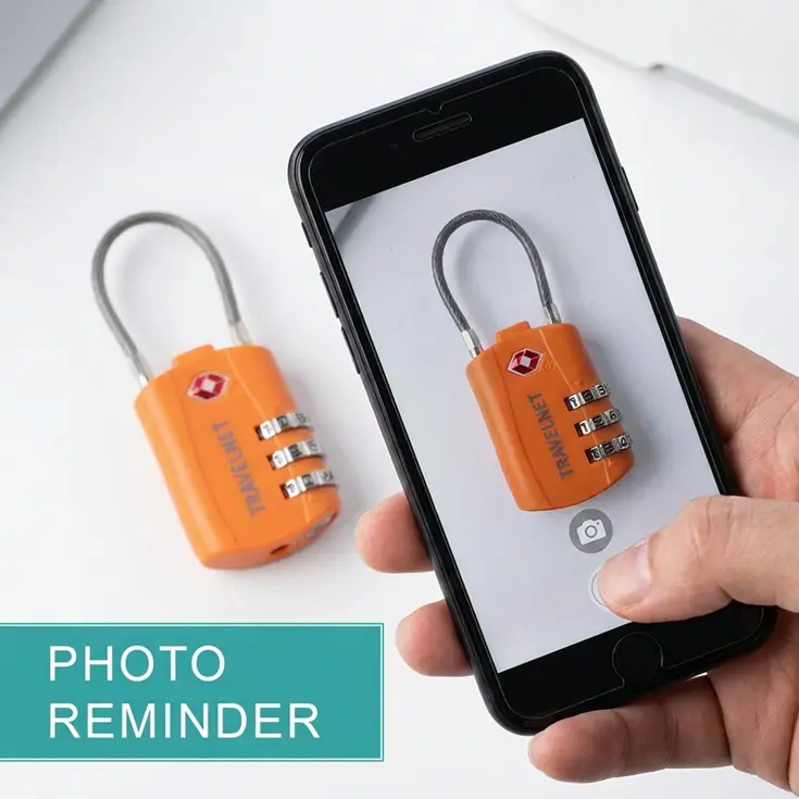 Travelnet TSA Reisslot met Cijfercode Set van 4