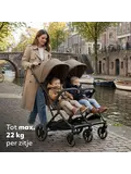 Luxe Rolo X2 XL Dubbele Buggy - Inklapbaar