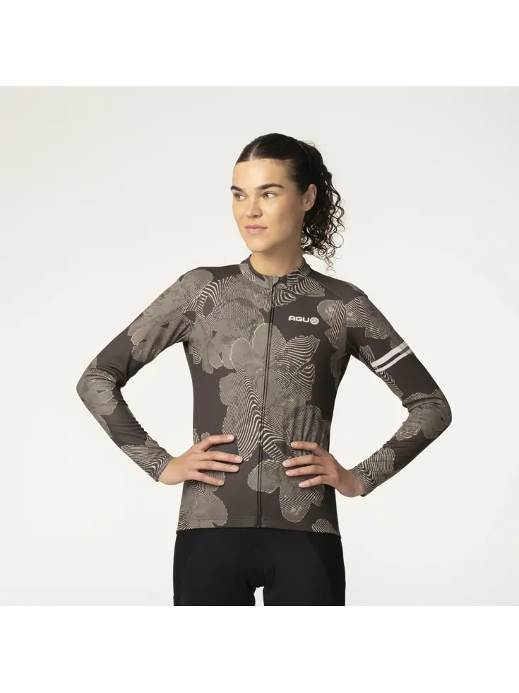 Flower Fietsshirt Lange Mouwen Essential Dames