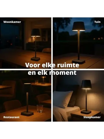 Tafellamp Lume - 3 lichtstanden - 38cm