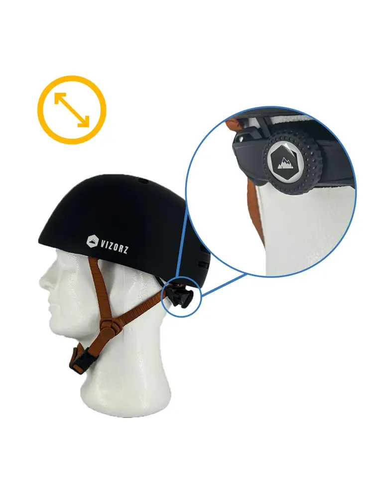 Vizorz SwitchCap fietshelm - Green Flower Cap