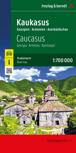 Wegenkaart Kaukasus - Georgië - Armenië