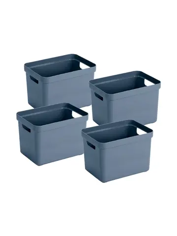 Sigma home - Opbergbox - 18L - 4-delig