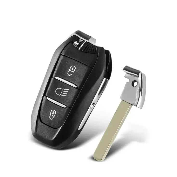 Smart key behuizing geschikt voor Peugeot/Citroen