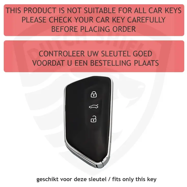 Aluminium Sleutelhoesje voor Volkswagen agave E3