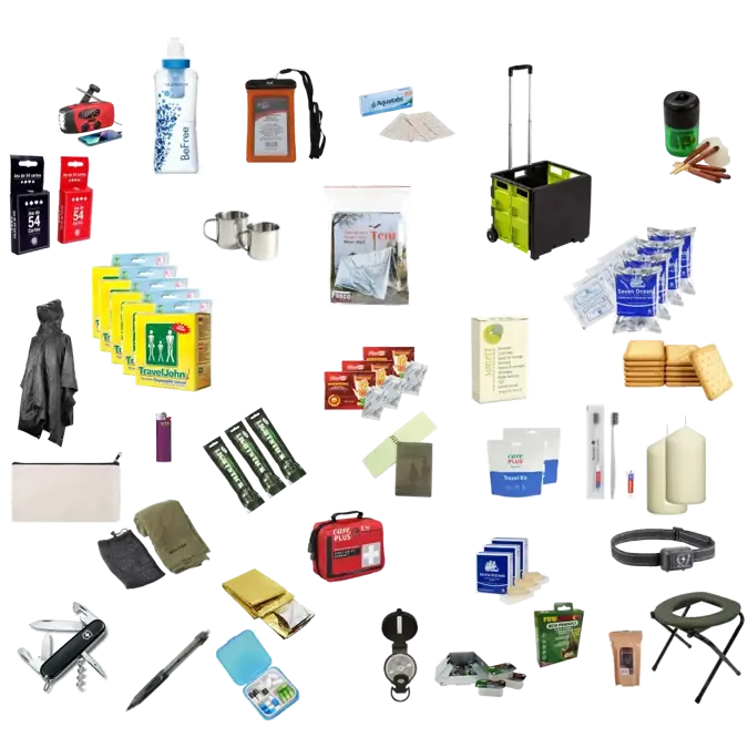 1-persoons Senior Survival Trolley - SOS Central