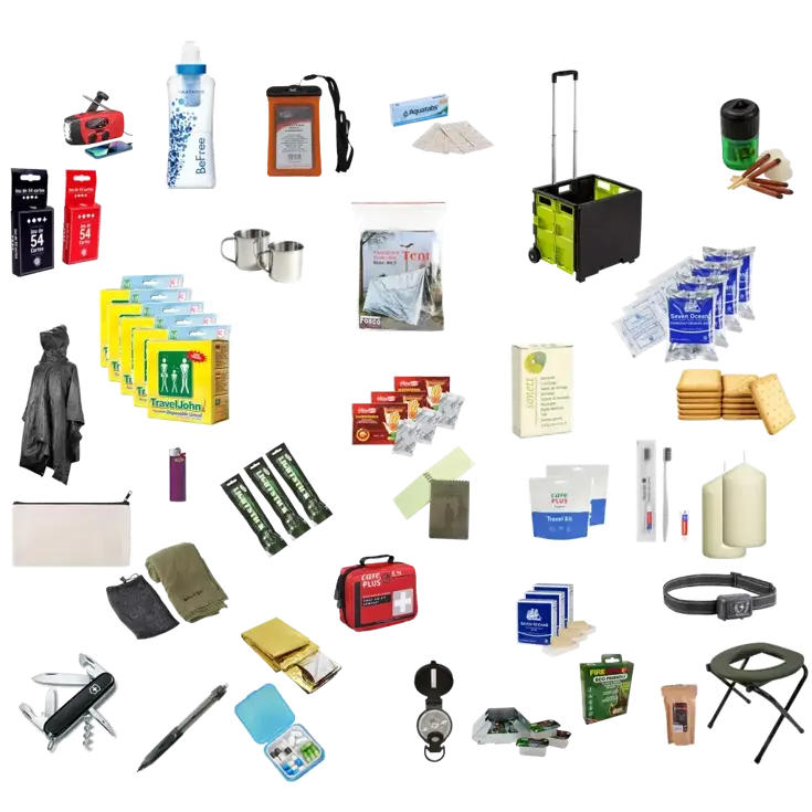 1-persoons Senior Survival Trolley - SOS Central